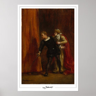 Affiche d'art Eugène Delacroix Zedign #716