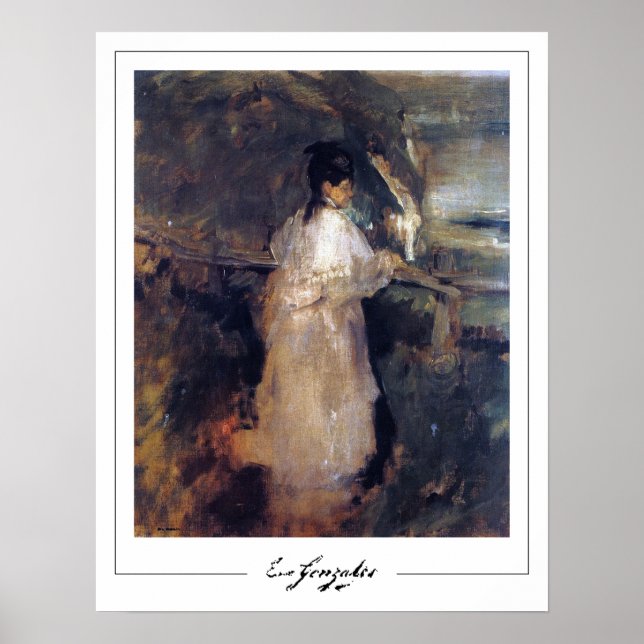 Affiche d'art Eva Gonzalès Zedign #4 (Devant)
