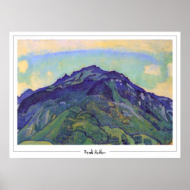 Affiche d'art Ferdinand Hodler Zedign #172 (Devant)