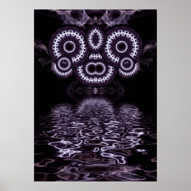 Affiche d'art fractal Ramiana (Devant)
