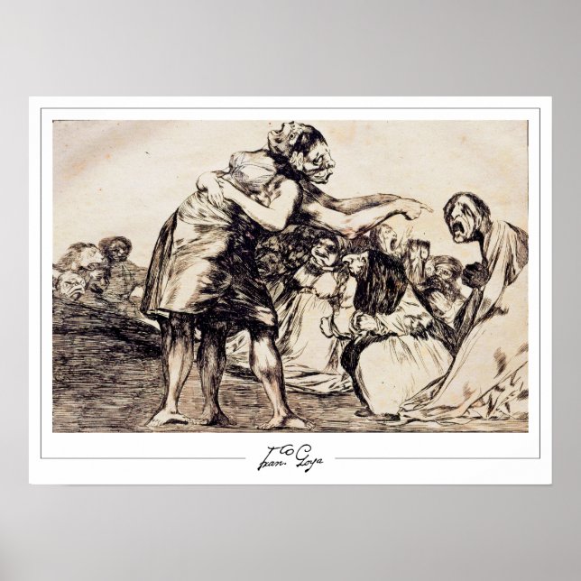 Affiche d'art Francisco Goya Zedign #517 (Devant)