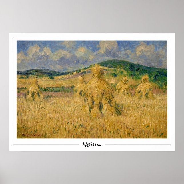 Affiche d'art Gustave Loiseau Zedign #375 (Devant)