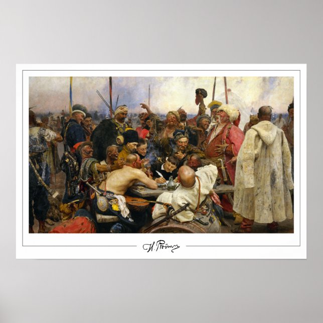 Affiche d'art Ilya Repin Zedign #21 (Devant)