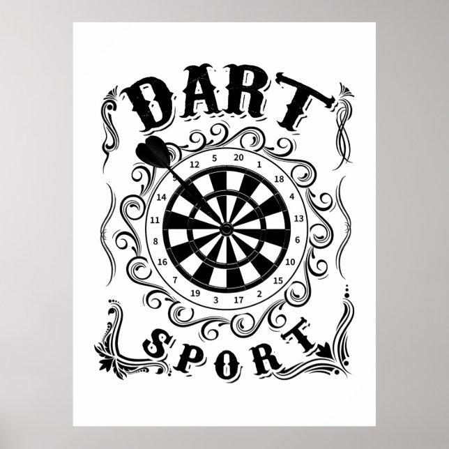 Affiche Dart Is My Sport (Devant)