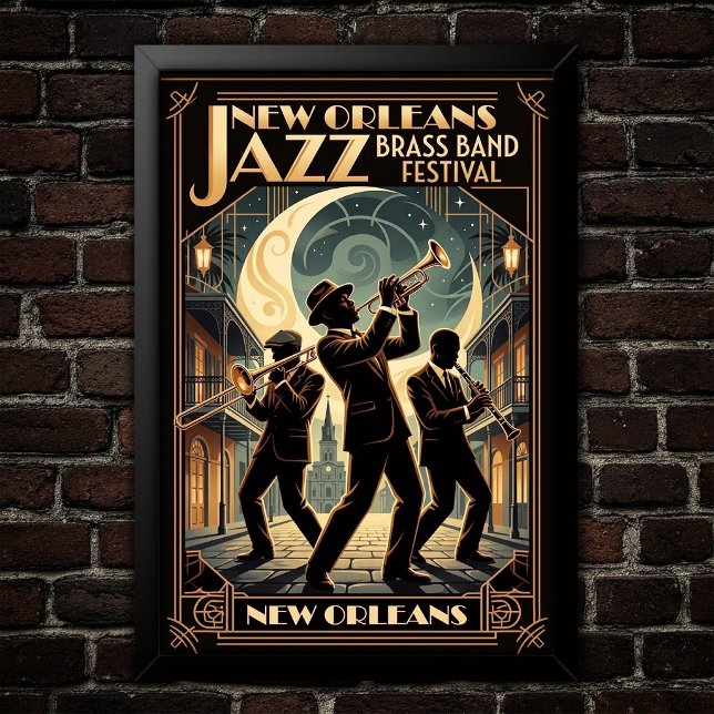 Affiche d'art Jazz Vintage 1930 (Créateur téléchargé)