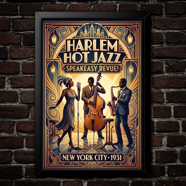 Affiche d'art Jazz Vintage 1930 (Créateur téléchargé)