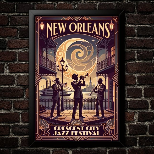 Affiche d'art Jazz Vintage 1930 (Créateur téléchargé)