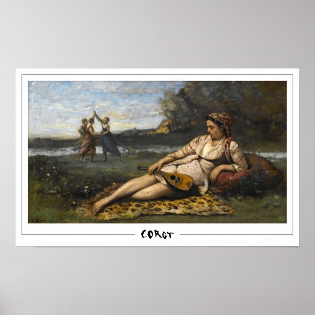 Affiche d'art Jean-Baptiste-Camille Corot #11 (Devant)