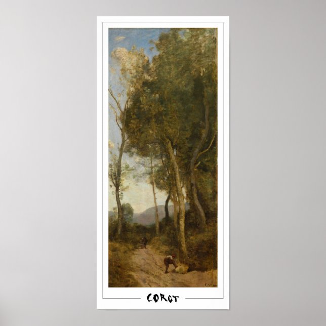 Affiche d'art Jean-Baptiste-Camille Corot #371 (Devant)