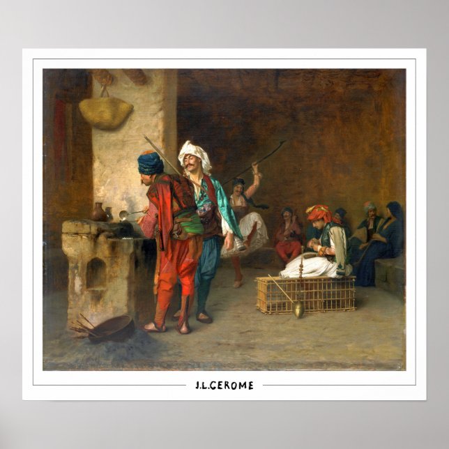 Affiche d'art Jean-Léon Gérôme Zedign #118 (Devant)