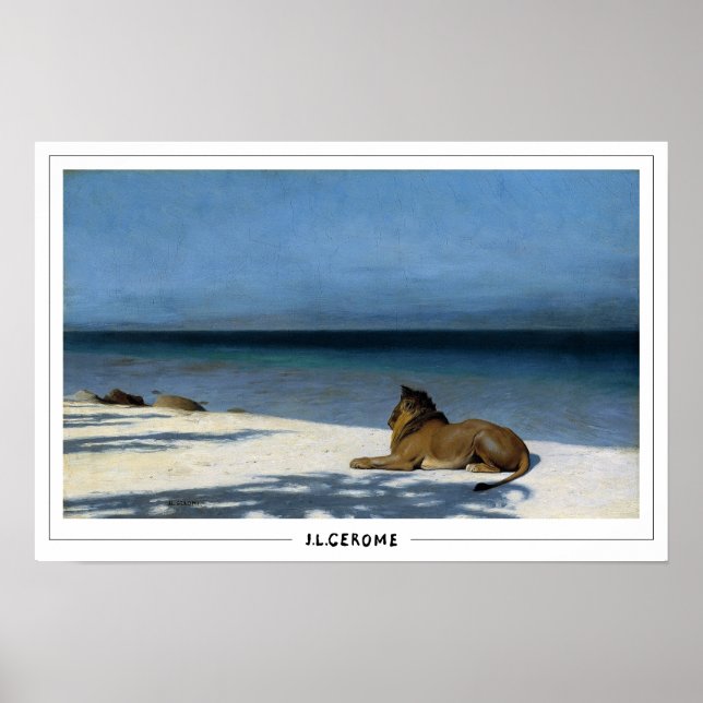 Affiche d'art Jean-Léon Gérôme Zedign #138 (Devant)