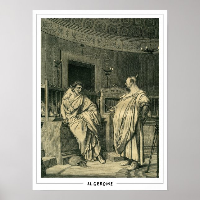 Affiche d'art Jean-Léon Gérôme Zedign #167 (Devant)
