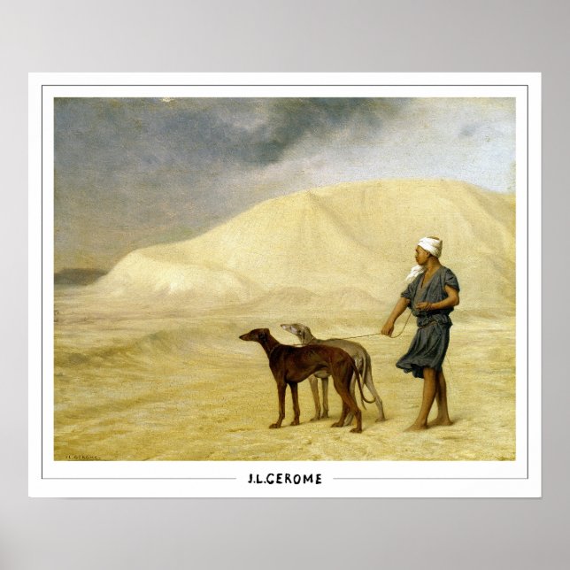 Affiche d'art Jean-Léon Gérôme Zedign #17 (Devant)