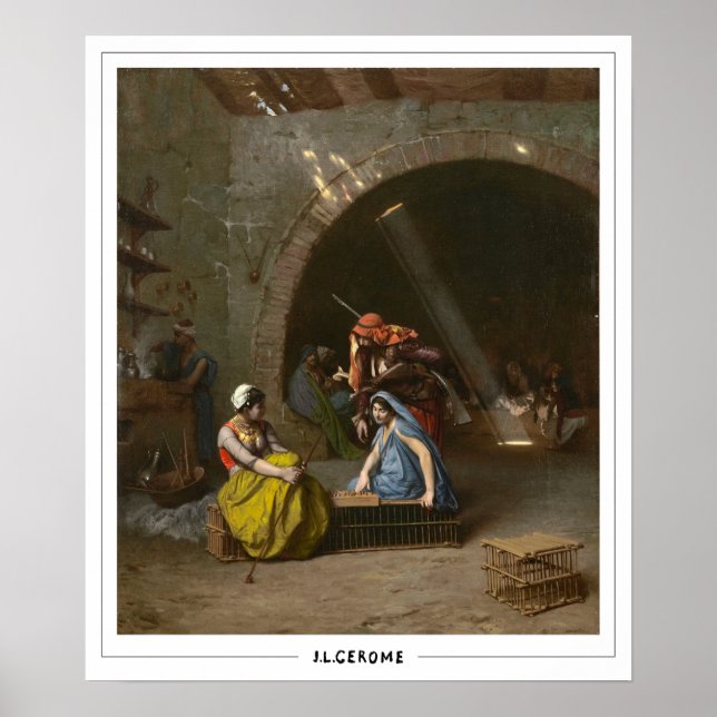 Affiche d'art Jean-Léon Gérôme Zedign #18 (Devant)