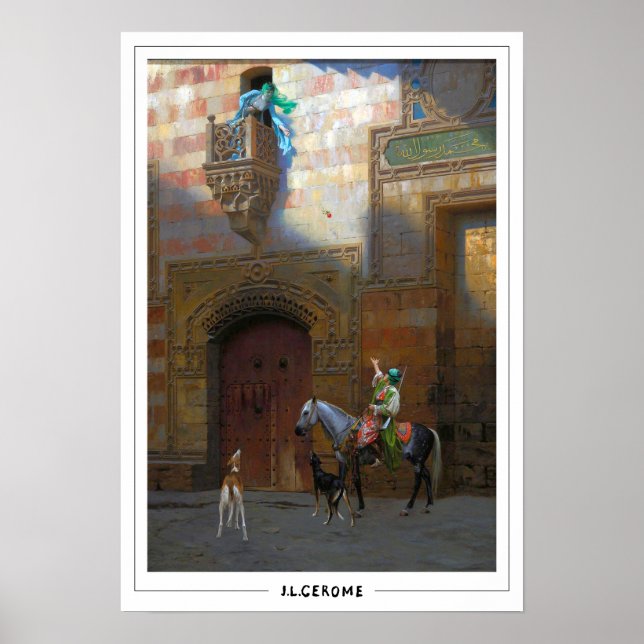 Affiche d'art Jean-Léon Gérôme Zedign #186 (Devant)