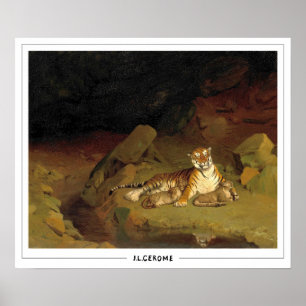 Affiche d'art Jean-Léon Gérôme Zedign #218