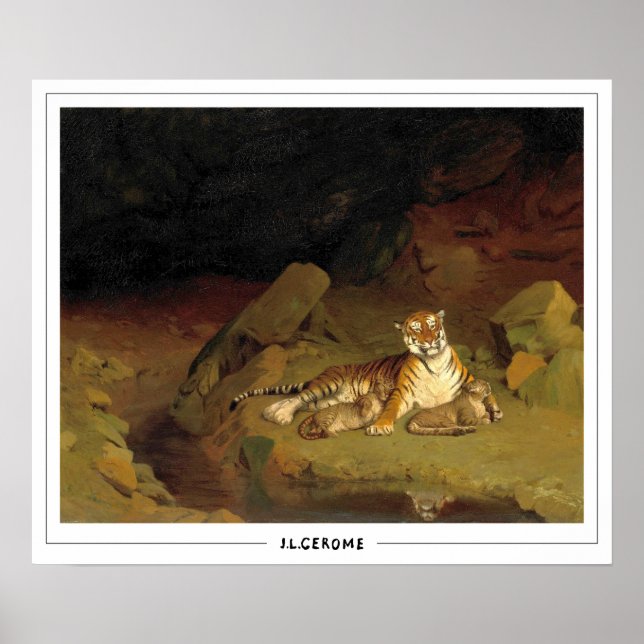 Affiche d'art Jean-Léon Gérôme Zedign #218 (Devant)