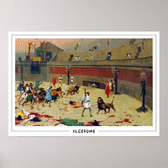 Affiche d'art Jean-Léon Gérôme Zedign #250 (Devant)