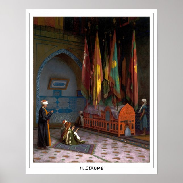Affiche d'art Jean-Léon Gérôme Zedign #338 (Devant)