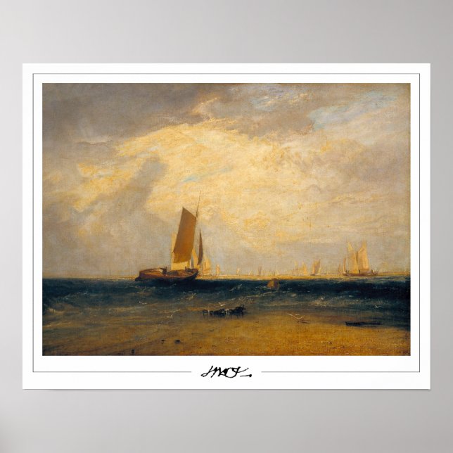 Affiche d'art JMW Turner Zedign #13-3 (Devant)