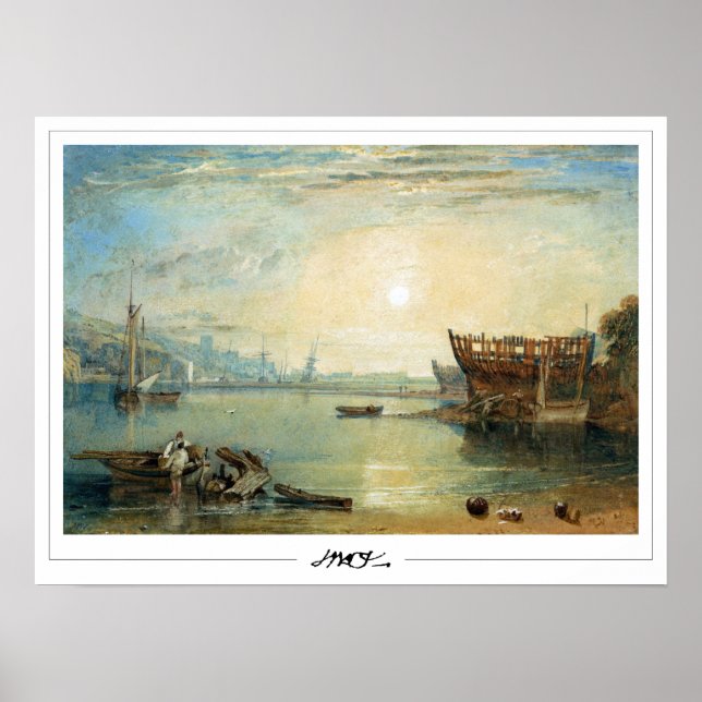 Affiche d'art JMW Turner Zedign #18-2 (Devant)