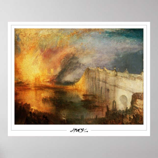 Affiche d'art JMW Turner Zedign #19-3 (Devant)
