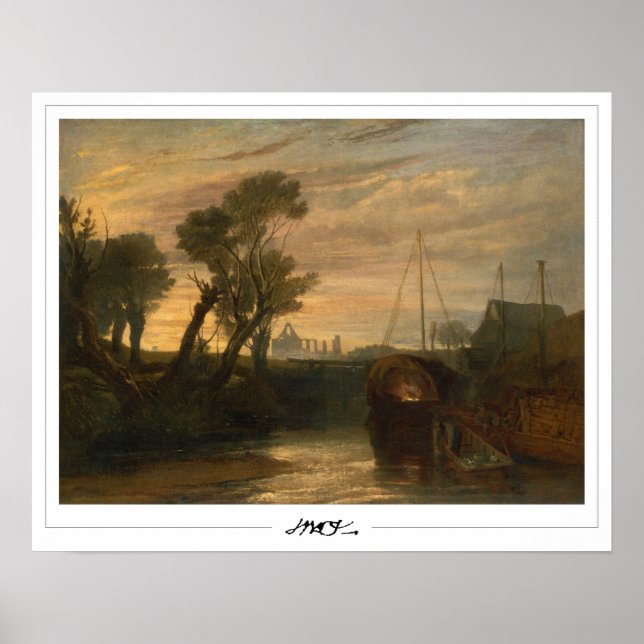 Affiche d'art JMW Turner Zedign #20-2 (Devant)