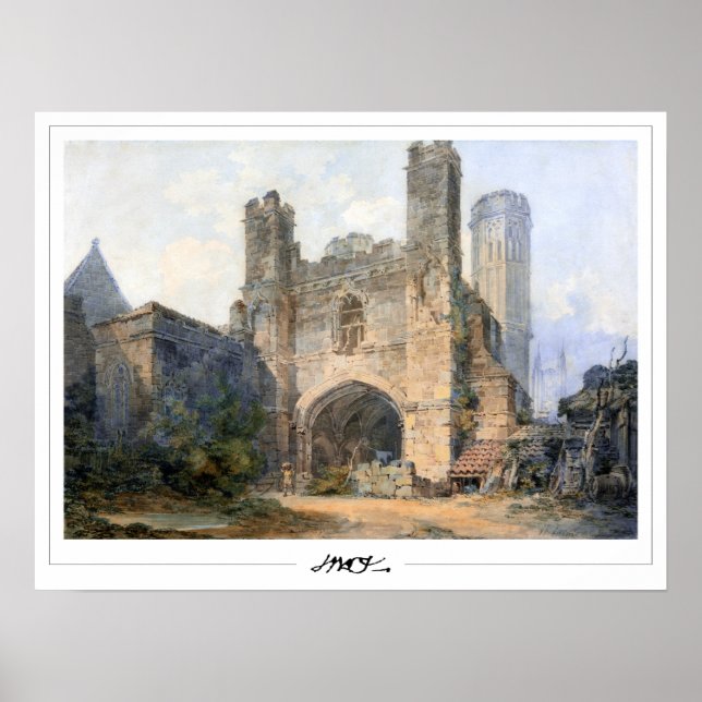 Affiche d'art JMW Turner Zedign #24 (Devant)