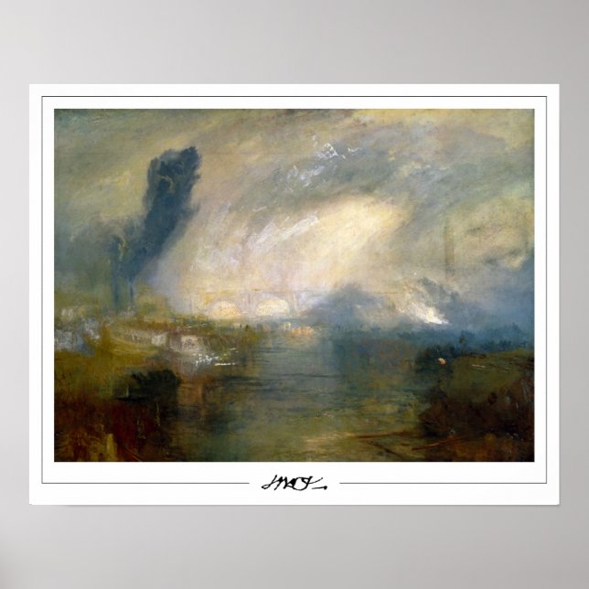 Affiche d'art JMW Turner Zedign #283-2 (Devant)