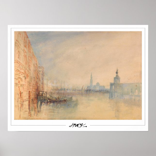 Affiche d'art JMW Turner Zedign #33-2 (Devant)