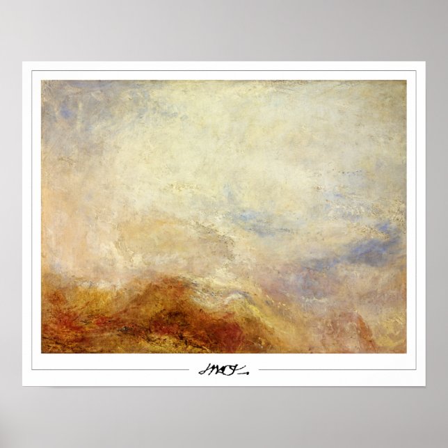 Affiche d'art JMW Turner Zedign #36-2 (Devant)