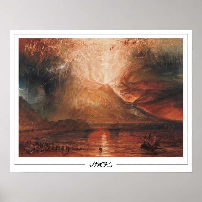 Affiche d'art JMW Turner Zedign #3-2 (Devant)