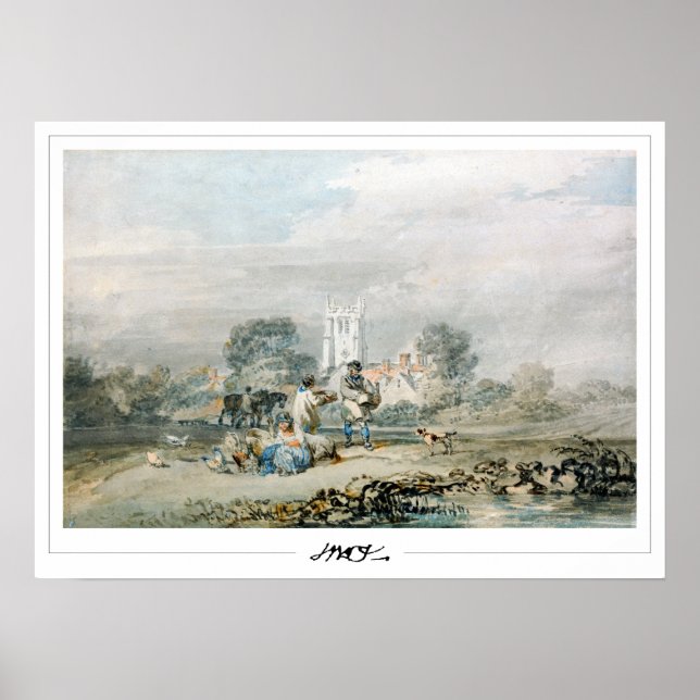 Affiche d'art JMW Turner Zedign #408-3 (Devant)