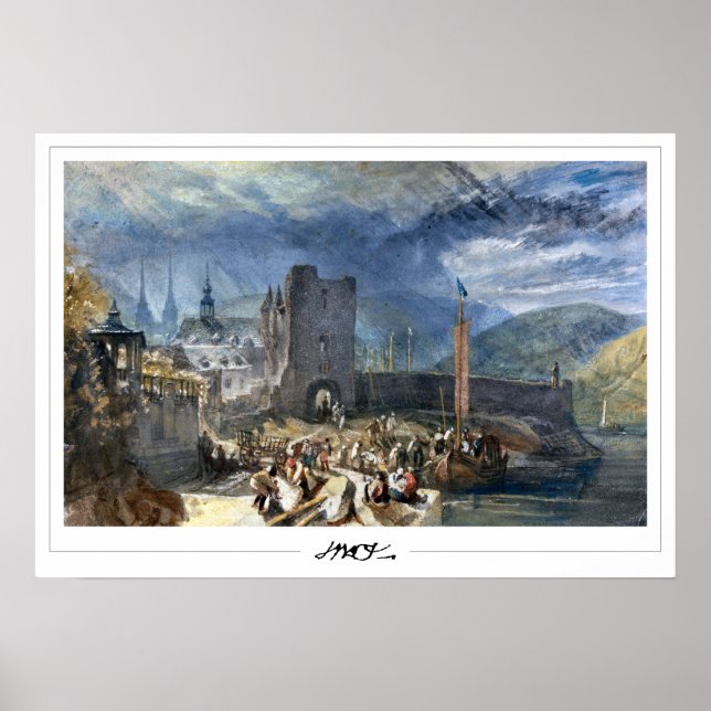 Affiche d'art JMW Turner Zedign #42-2 (Devant)