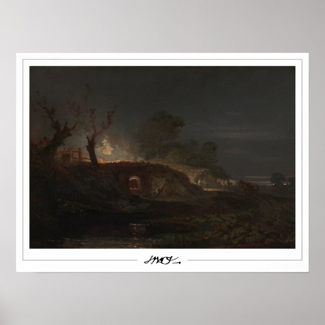 Affiche d'art JMW Turner Zedign #5 (Devant)