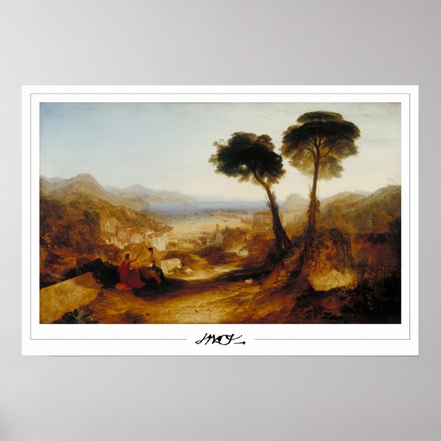 Affiche d'art JMW Turner Zedign #8-3 (Devant)
