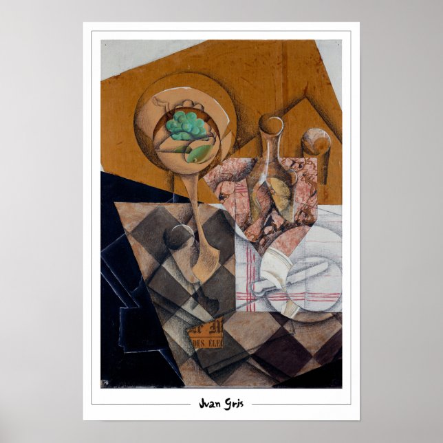 Affiche d'art Juan Gris Zedign #144 (Devant)
