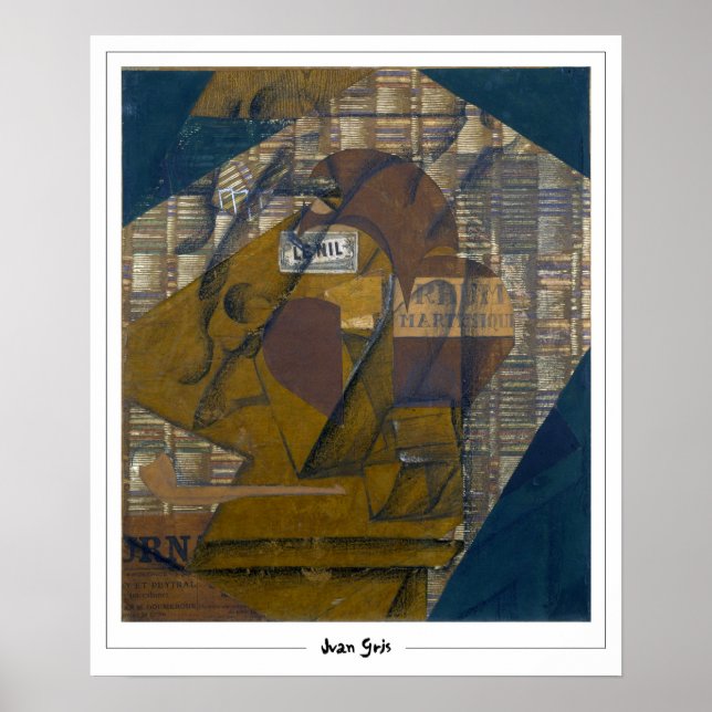 Affiche d'art Juan Gris Zedign #188 (Devant)