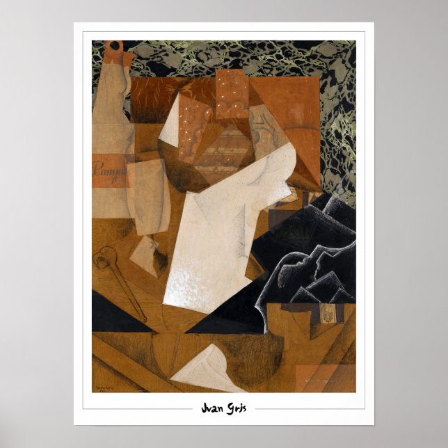 Affiche d'art Juan Gris Zedign #225 (Devant)
