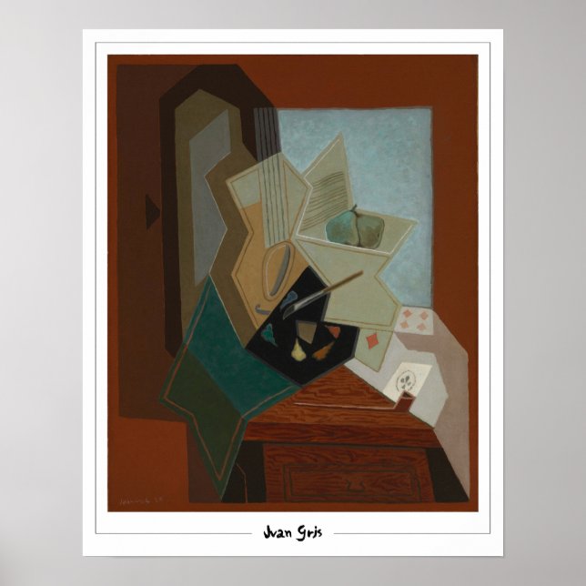Affiche d'art Juan Gris Zedign #241 (Devant)