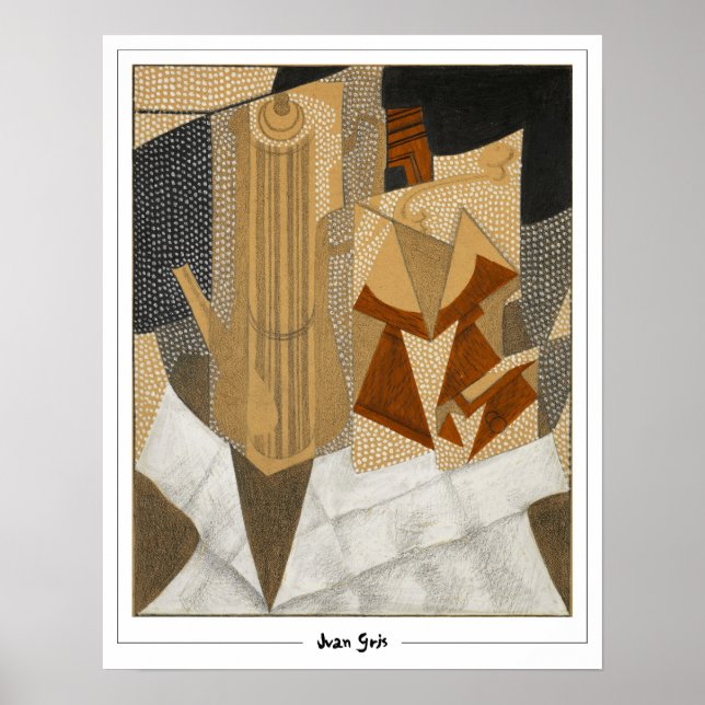 Affiche d'art Juan Gris Zedign #316 (Devant)