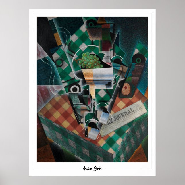 Affiche d'art Juan Gris Zedign #38 (Devant)