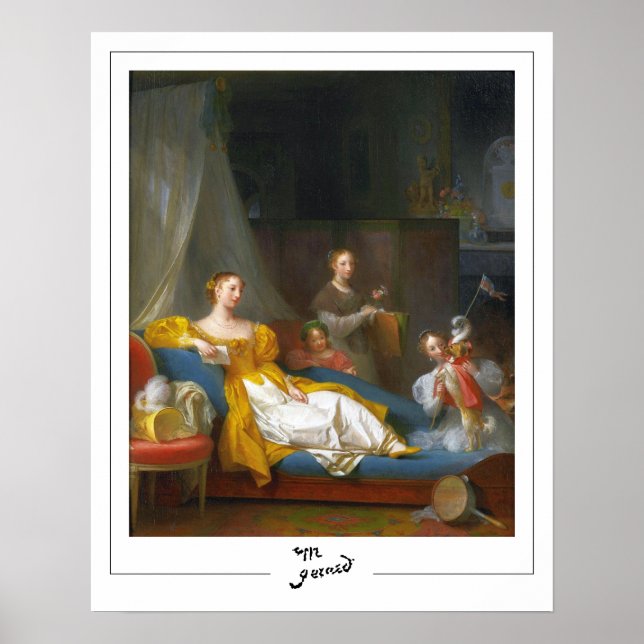 Affiche d'art Marguerite Gérard Zedign #11 (Devant)