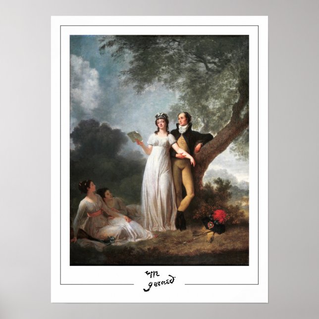 Affiche d'art Marguerite Gérard Zedign #6 (Devant)