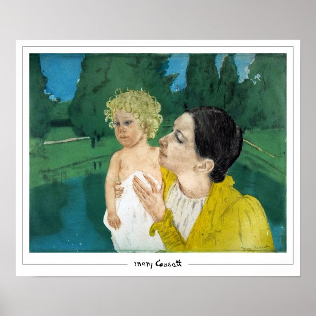 Affiche d'art Mary Cassatt Zedign #128 (Devant)