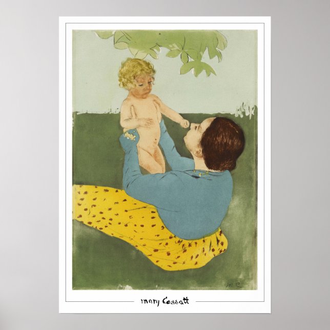 Affiche d'art Mary Cassatt Zedign #14 (Devant)