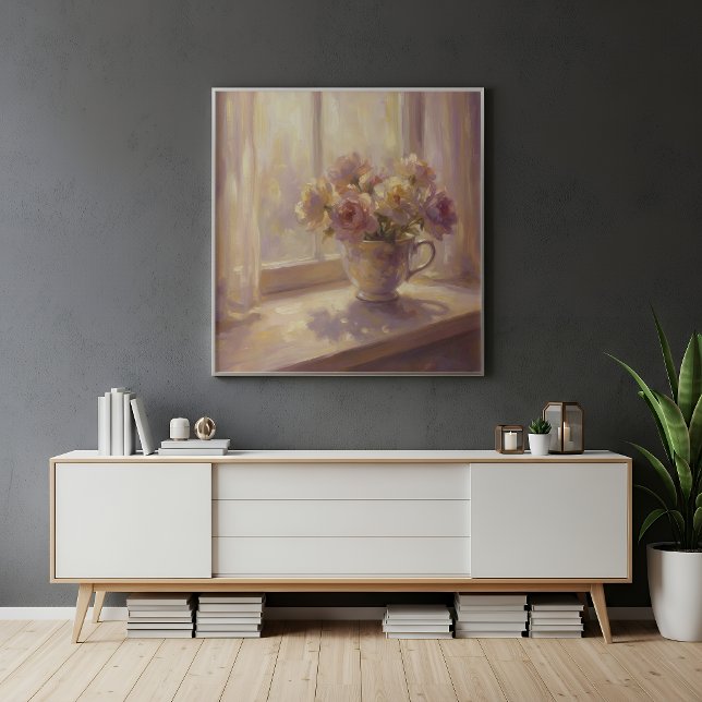 Affiche d'art mural de nature morte florale (Créateur téléchargé)