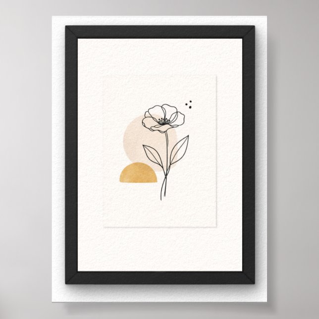 affiche d'art mural minimaliste (Devant)