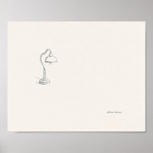 Affiche d'art mural minimaliste introverti