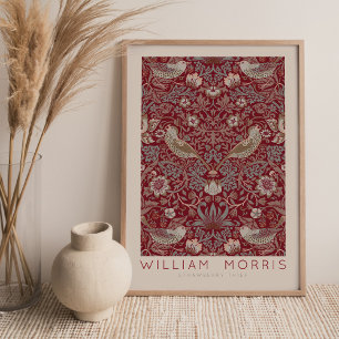 Affiche d'art mural William Morris Strawberry Thie